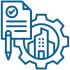 Industrial process document icon